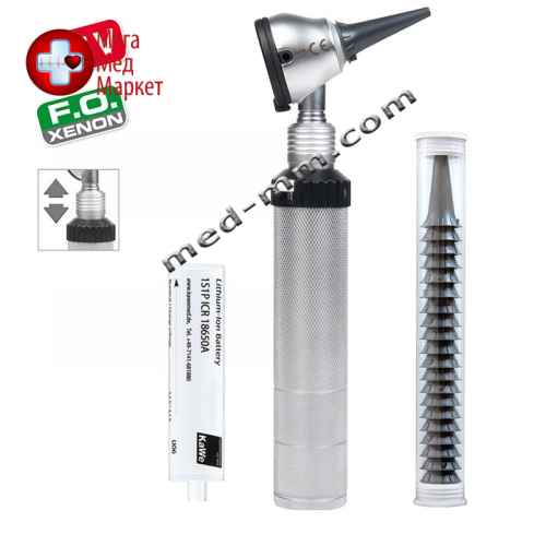 Отоскоп KaWe ЕВРОЛАЙТ F.O.30 | 3,5В фиброоптический